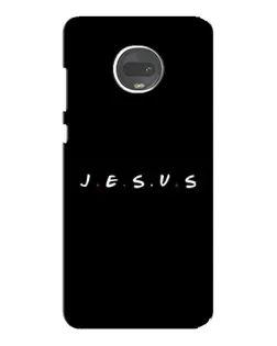 Чехол для Motorola MOTO G7 Plus с картинкой «Точки веры J.E.S.U.S.»