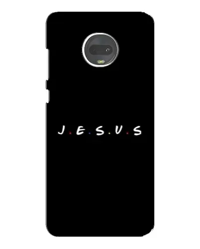 Чехол для Motorola MOTO G7 Plus с картинкой «Точки веры J.E.S.U.S.»