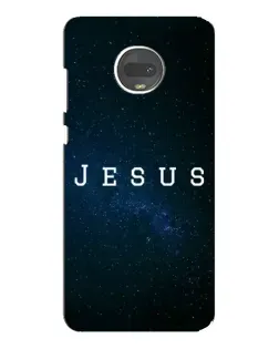 Чехол для Motorola MOTO G7 Plus с картинкой «Звездное небо Jesus»