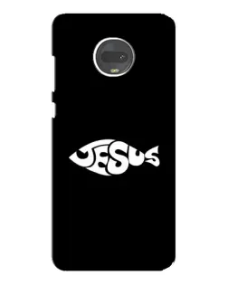 Чехол для Motorola MOTO G7 Plus с картинкой «Рыба Jesus»