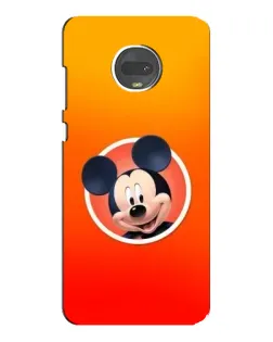 Чехол для Motorola MOTO G7 Plus с картинкой «Mickey в круге»