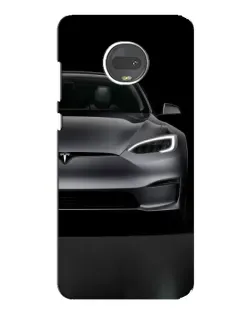 Чохол для Motorola MOTO G7 Plus з картинкою «Tesla Model S Look»