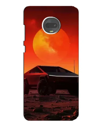 Чехол для Motorola MOTO G7 Plus с картинкой «Cybertruck на Марсе» Чехол для Motorola MOTO G7 Plus с картинкой «Cybertruck на Марсе»