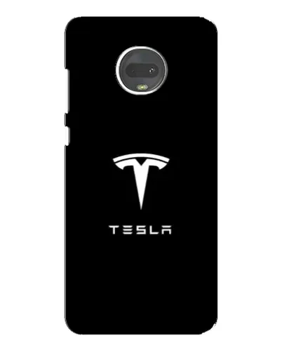 Чехол для Motorola MOTO G7 Plus с картинкой «Tesla White Logo» Чехол для Motorola MOTO G7 Plus с картинкой «Tesla White Logo»