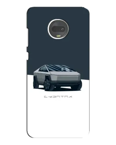 Чехол для Motorola MOTO G7 Plus с картинкой «Серебристый Cybertruck Tesla» Чехол для Motorola MOTO G7 Plus с картинкой «Серебристый Cybertruck Tesla»