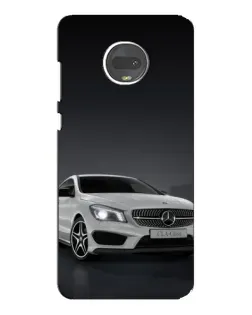 Чехол для Motorola MOTO G7 Plus с картинкой «Mercedes AMG GT Silver»