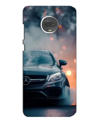 Чехол для Motorola MOTO G7 Plus с картинкой «Mercedes — ночной город» Чехол для Motorola MOTO G7 Plus с картинкой «Mercedes — ночной город»