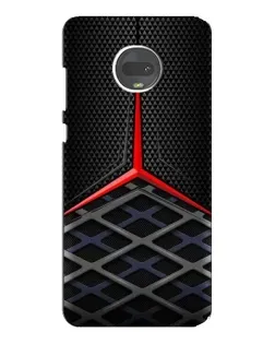 Чехол для Motorola MOTO G7 Plus с картинкой «Mercedes Carbon Grid»