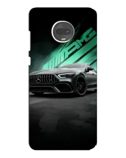 Чехол для Motorola MOTO G7 Plus с картинкой «Темный Mercedes AMG»