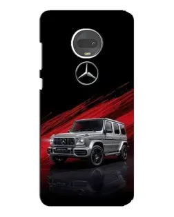 Чехол для Motorola MOTO G7 Plus с картинкой «Mercedes G-Class красный»