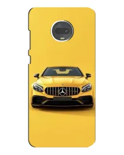 Чехол для Motorola MOTO G7 Plus с картинкой «Желтый Mercedes GT»