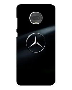 Чехол для Motorola MOTO G7 Plus с картинкой «Mercedes на металле»