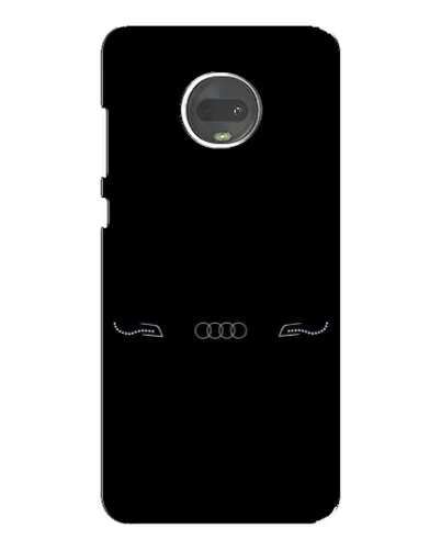 Чехол для Motorola MOTO G7 Plus с картинкой «Audi — световой подпись»