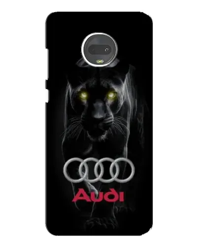 Чехол для Motorola MOTO G7 Plus с картинкой «Пантера и Audi»