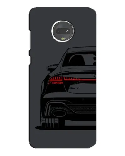 Чехол для Motorola MOTO G7 Plus с картинкой «Задняя часть Audi — арт»