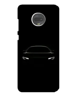 Чехол для Motorola MOTO G7 Plus с картинкой «Взгляд Audi в темноте»