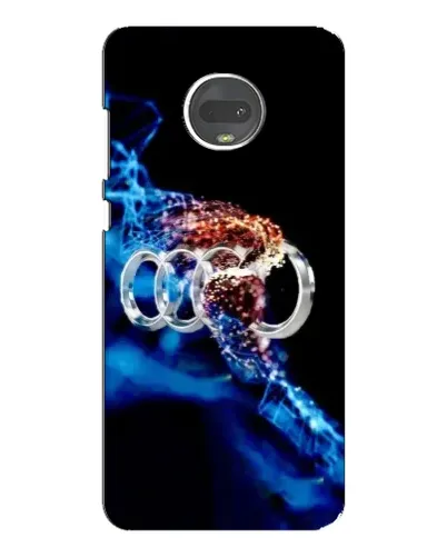 Чехол для Motorola MOTO G7 Plus с картинкой «Энергия лого Audi»