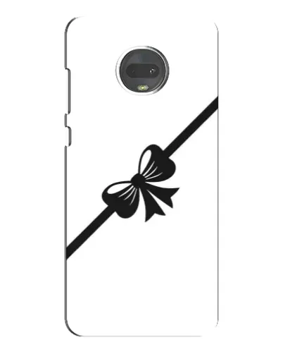 Чехол для Motorola MOTO G7 Plus с картинкой «Диагональный бант»