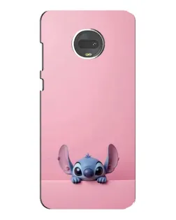 Чехол для Motorola MOTO G7 Plus с картинкой «Stitch выглядывает»