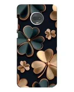 Чехол для Motorola MOTO G7 Plus с картинкой «Клевер в золоте» Чехол для Motorola MOTO G7 Plus с картинкой «Клевер в золоте»