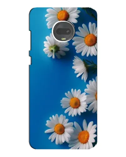 Чехол для Motorola MOTO G7 Plus с картинкой «Белоснежные маргаритки»