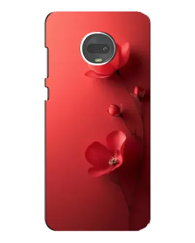Чехол для Motorola MOTO G7 Plus с картинкой «Маковые соцветия»