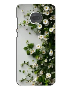 Чехол для Motorola MOTO G7 Plus с картинкой «Ветка мелких белых цветов» Чехол для Motorola MOTO G7 Plus с картинкой «Ветка мелких белых цветов»