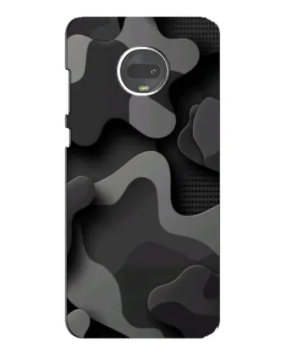Чехол для Motorola MOTO G7 Plus с картинкой «Темный абстрактный камуфляж»