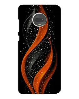 Чехол для Motorola MOTO G7 Plus с картинкой «Огненная звездная волна»