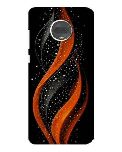 Чехол для Motorola MOTO G7 Plus с картинкой «Огненная звездная волна»