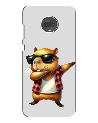 Чехол для Motorola MOTO G7 Plus с картинкой «Капибара рэпер даб» Чехол для Motorola MOTO G7 Plus с картинкой «Капибара рэпер даб»