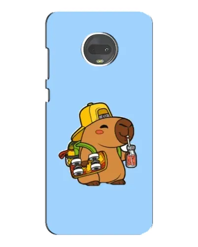 Чехол для Motorola MOTO G7 Plus с картинкой «Капибара на скейте» Чехол для Motorola MOTO G7 Plus с картинкой «Капибара на скейте»