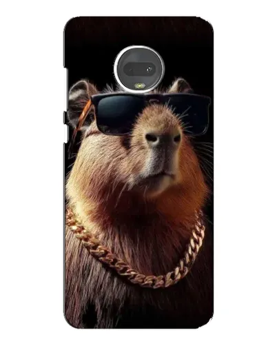 Чехол для Motorola MOTO G7 Plus с картинкой «Капибара золотая цепь» Чехол для Motorola MOTO G7 Plus с картинкой «Капибара золотая цепь»