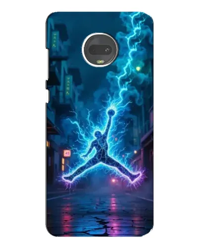 Чехол для Motorola MOTO G7 с картинкой «Jordan Gold Jumpman»