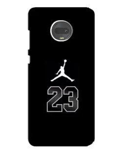 Чехол для Motorola MOTO G7 с картинкой «Jordan Flight 23»