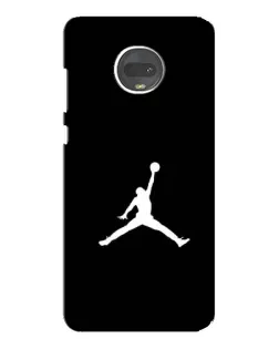 Чехол для Motorola MOTO G7 с картинкой «Jordan Silhouette»