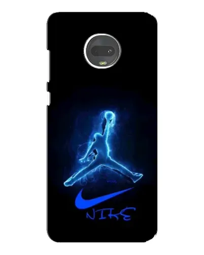 Чехол для Motorola MOTO G7 с картинкой «Jordan Neon Blue»