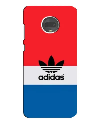 Чехол для Motorola MOTO G7 с картинкой «Ретро блоки Adidas»