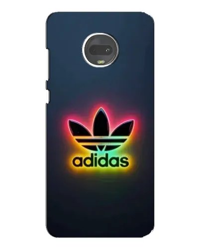 Чехол для Motorola MOTO G7 с картинкой «Неоновый Adidas»