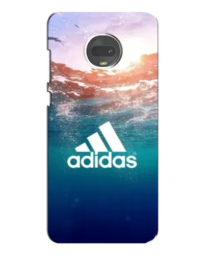 Чехол для Motorola MOTO G7 с картинкой «Океанская глубина адидас»