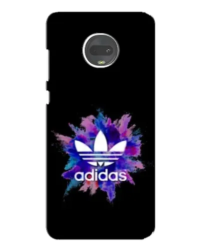 Чехол для Motorola MOTO G7 с картинкой «Взрыв красок Adidas»