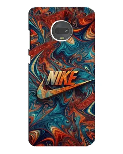 Чохол для Motorola MOTO G7 з картинкою «Nike в абстракції»