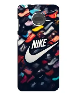 Чохол для Motorola MOTO G7 з картинкою «Колекція кросівок Nike»
