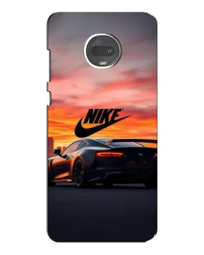 Чохол для Motorola MOTO G7 з картинкою «Nike та суперкар»