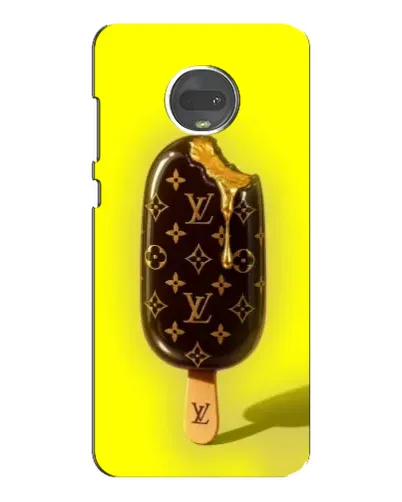 Чехол для Motorola MOTO G7 с картинкой «Мороженое от LV»