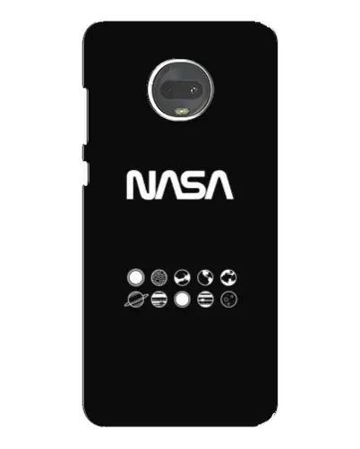 Чохол для Motorola MOTO G7 з картинкою «NASA — технічний принт»