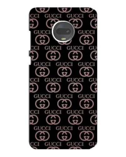 Чехол для Motorola MOTO G7 с картинкой «Классическая монограмма Gucci»