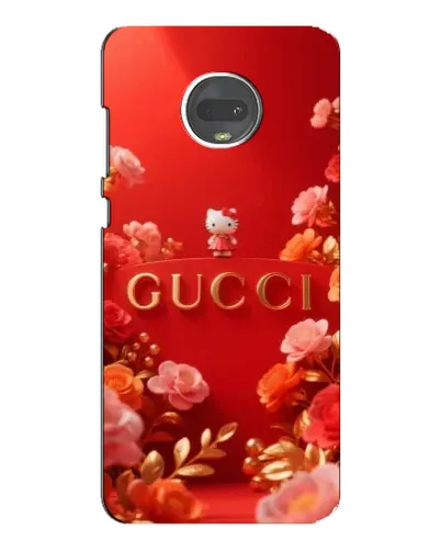 Чехол для Motorola MOTO G7 с картинкой «Gucci — золотой сад»
