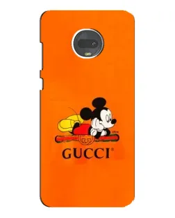 Чехол для Motorola MOTO G7 с картинкой «Микки Маус Gucci — оранж» Чехол для Motorola MOTO G7 с картинкой «Микки Маус Gucci — оранж»