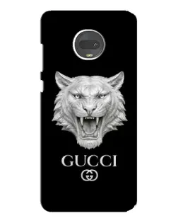 Чехол для Motorola MOTO G7 с картинкой «Gucci — серебряный лев» Чехол для Motorola MOTO G7 с картинкой «Gucci — серебряный лев»